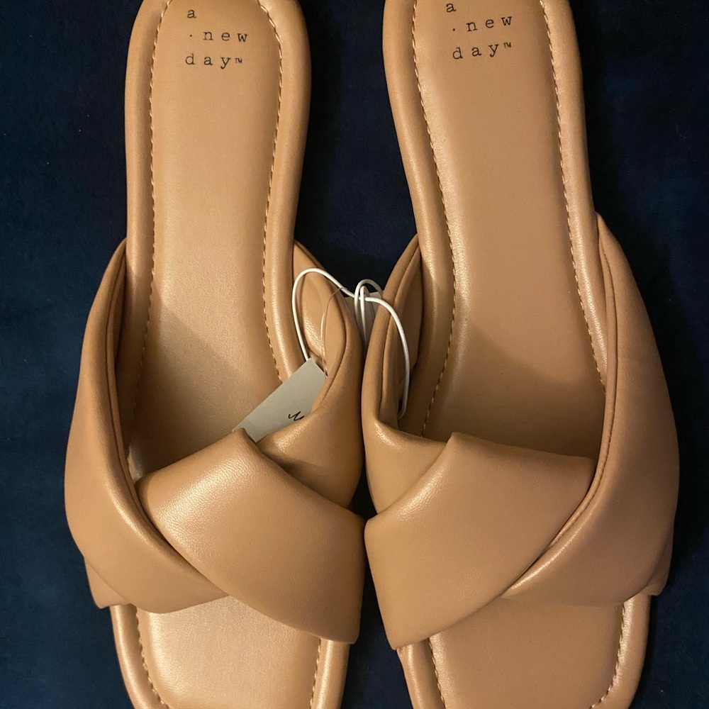 Any Day tan sandals